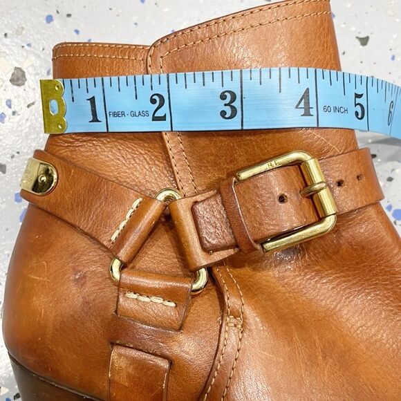 Ralph Lauren‎ Collection Boot Womens Black Label Cognac Equestrian Ankle Sz 9 - Picture 9 of 12